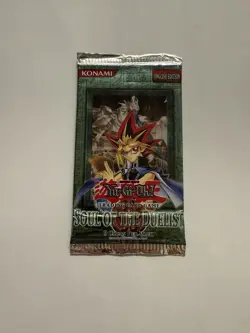 1x Yu-Gi-Oh! 2004 Konami Soul Of The Duelist Unlimited Sealed Booster Pack - Image 1