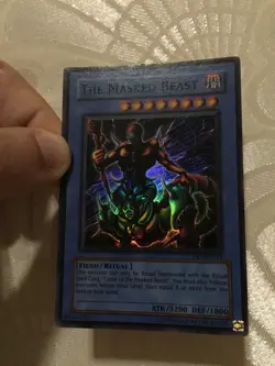 The Masked Beast + Curse of the Masked Beast DB1-EN214 - Super Rare YuGiOh NM - Image 4