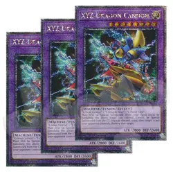 Yugioh - XYZ-Dragon Cannon (Alternate Art) x 3 - 1st Edition QCR NM - Free Holo - Image 1