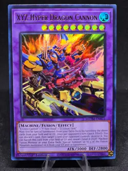 Yu-Gi-Oh! XYZ-Hyper Dragon Cannon MZTM-EN021 1st Edition (UR) NM - Image 1