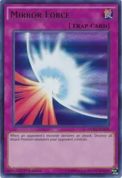 Yugioh! LP Mirror Force - DUSA-EN048 - Ultra Rare - 1st Edition Lightly Played, - Image 1