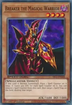 Breaker the Magical Warrior - SBC1-ENA08 - Common - 1st Edition - Lightly Played - Image 1
