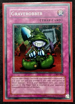 Graverobber [PSV-008] Super Rare Near Mint Classic Yu-Gi-Oh! Trap Card - Image 1