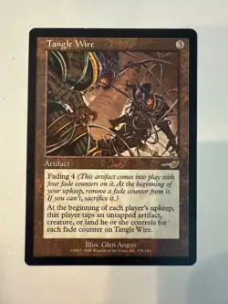 MTG: Tangle Wire Nemesis Card Regular Magic The Gathering- LP - Image 1