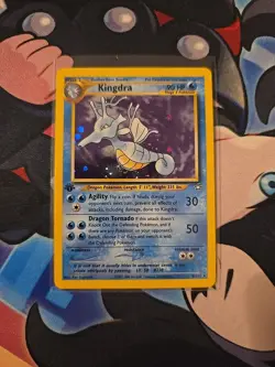 Kingdra 8/111 | 1st Edition Holo | Neo Genesis Pokemon Card | MP - Image 1