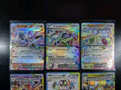 Tera Pokemon Ultra Rare ONLY Rainbow Borders Lot of 9 NM Cards - Image 2