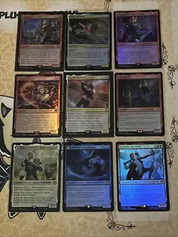 Final Fantasy Magic The Gathering Ultimate Foil Lot 198x Cards No Duplicate N/M - Image 1