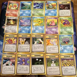 Pokemon TCG Lot of 72 Vintage Japanese Cards, Various Conditions And Sets - Image 2
