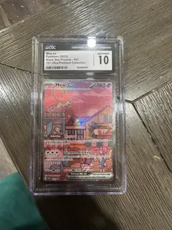 Mew ex 053 Sv: Scarlet & Violet Promo Cards Holo CGC 10 - Image 3