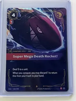 Riftbound Jinx card 252/298 Super Mega Death Rocket! League of Legends - Image 1