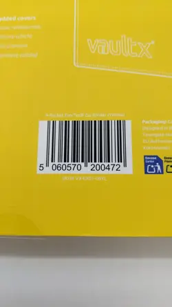 Vault X Yellow 9-Pocket Exo-Tec Zip Binder - 360 Cards - New - Image 3