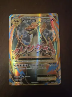 M Charizard EX 101/108 Holo Full Art Pokemon TCG XY Evolutions Mega Card - Image 1