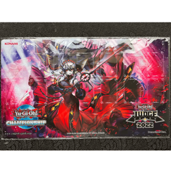 Yu-Gi-Oh Playmat Red Cartesia the Virtuous Card Pad YGO Mat TCG YuGiOh Judge - Image 1