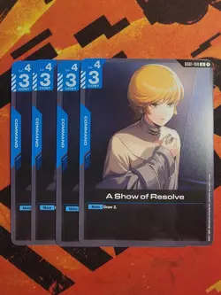 Gundam Card Game A Show Of Resolve GD01-100 U Playset Of 4 - Image 1