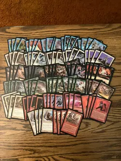 Mtg Stronghold Lot x100 - Magic the Gathering Mtg Cards Stronghold Edition - Image 1