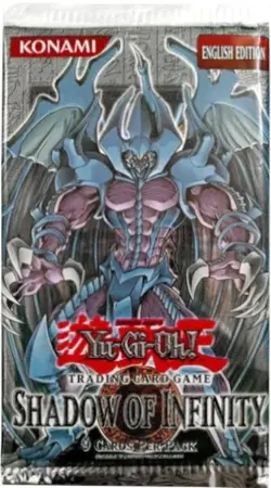 Yugioh Trading card Shadow of Infinity unlimited Booster pack English - Image 1