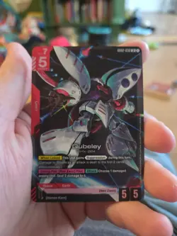 Qubeley LR - GD02-036 - Dual Impact Gundam TCG Card Game - Image 1