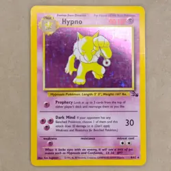 Hypno 23/62 Rare Fossil Non Holo Pokemon Card LP Lightly Played - Image 1