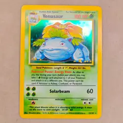 Near Mint Venusaur 15/102 Base Set Unlimited Holo Rare Pokemon Card English NM - Image 1