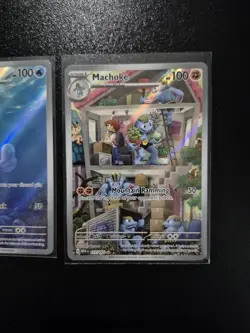 Pokemon 151 3 Card Illustration Rare Lot - Wartortle, Machoke, & Caterpie Nm - Image 4