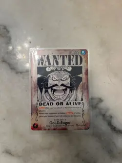 Gol D Roger OP09-118 SP Wanted Poster Manga OP13 One Piece Card English Carrying - Image 1
