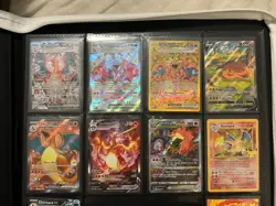Charizard Full Art Collection UNGRADED Pokemon Card Lot NM/M Lot of 8 - Image 2