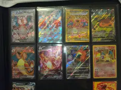 Charizard Full Art Collection UNGRADED Pokemon Card Lot NM/M Lot of 8 - Image 4