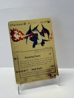 Charizard 90HP Metal Pokemon Card-Collectible Gift Display - Image 1