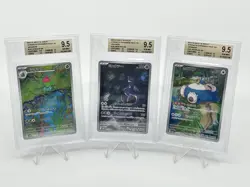 BGS 9.5 Pokemon Card 151 Japanese Mewtwo Ivysaur Snorlax Art Rare 3Card Set AR - Image 1