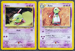 Natu #67/111 + Xatu #52/111 - Neo Genesis - Vintage Pokemon Card 2000 WOTC - Image 1