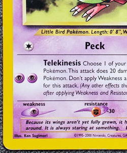 Natu #67/111 + Xatu #52/111 - Neo Genesis - Vintage Pokemon Card 2000 WOTC - Image 5