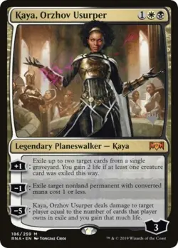 Kaya, Orzhov Usurper -Foil Near Mint MTG Promo Pack: Throne of Eldraine - Image 1