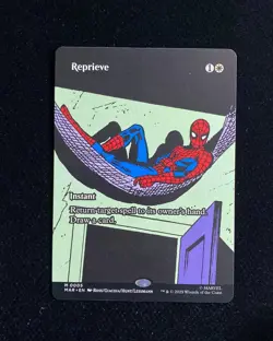 2025 Magic The Gathering MTG Marvel EN #M0005 Borderless Reprieve GAV - Image 1