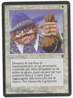 ►Magic-Style◄ MTG - Land Tax - Legends Italian - Played - Image 1