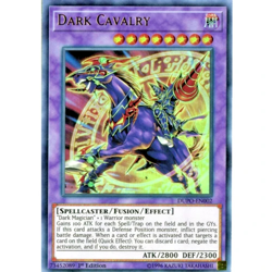 YUGIOH ~ DARK CAVALRY ~ ULTRA RARE 1st EDITION ~ DUPO-EN002 - Image 1