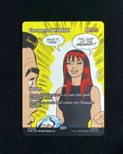 2025 Magic The Gathering MTG Marve EN #M 0029 Unexpected Windfall GAV - Image 1