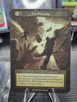 EARTHQUAKE ELITE NON-FOIL BETA - SORCERY TCG - Image 1