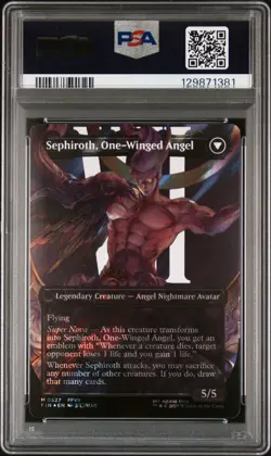 2025 MTG SEPHIROTH FABLED SOLDIER/SEPHIROTH, ONE-WINGED ANGEL PSA 10 - Image 2