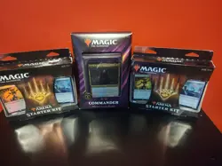 MTG 1x Merciless Rage Commander 2019 Deck Lot w/ 2x starter kit - Image 1