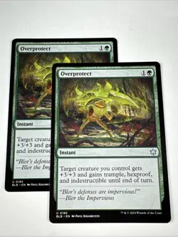 X2 - Overprotect - NM Regular #185 Uncommon Bloomburrow - Image 1