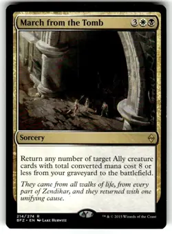 Magic the Gathering MTG March from the Tomb (214) Battle for Zendikar - Image 1