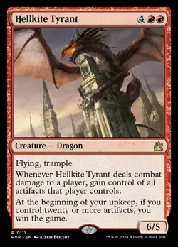 Near Mint, English - 1 x MTG Hellkite Tyrant Ravnica Remastered - Image 1