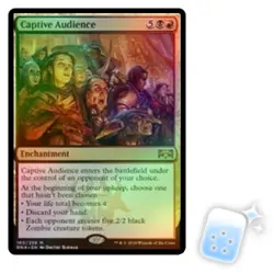 FOIL CAPTIVE AUDIENCE Ravnica Allegiance RNA Magic MTG MINT CARD - Image 1