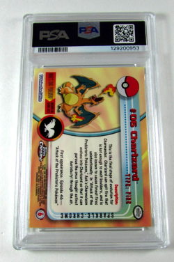 2000 Topps Chrome Pokemon T.V. #06 SPARKLE CHARIZARD PSA 5 EX - Image 2