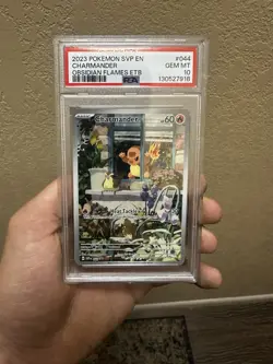 Pokemon TCG Charmander Obsidian Flames Promo #044 PSA Gem Mint 10 - Image 1