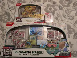 Pokemon Scarlet & Violet 151 Blooming Waters & Zapdos Box Set & Booster Bundle - Image 1
