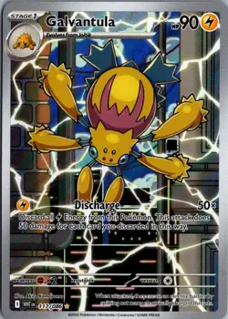 2025 Scarlet & Violet Series - White Flare Galvantula Illustration Rare #117 - Image 1
