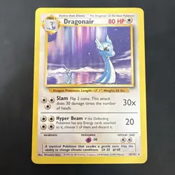 Pokemon Vintage Non-Holo Rare Dragonair 18/102 Base Set WotC 1999 - Image 1