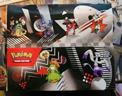 OPENED Pokemon Unoca Mini Tin Display Box (8 Tins) - Black Bolt & White Flare - Image 1