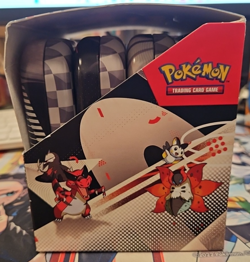 OPENED Pokemon Unoca Mini Tin Display Box (8 Tins) - Black Bolt & White Flare - Image 5